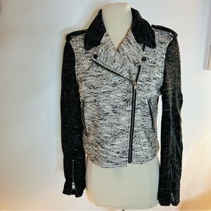 Stylish Black and Gray Women's Jacket Harvé Bénard